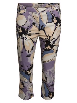 Capri buks fra Brandtex med mønster af lilla blomster